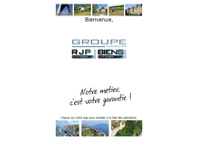 Tablet Screenshot of groupe-rjpbiensimmo.com